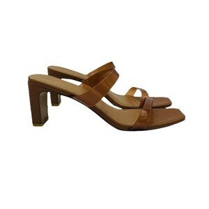 Chinese Laundry Shoes Womens Size 8.5 Brown Heels Sandals Slip On Mules
